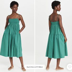 NWT Lovely Green A-Line Dress for Spring